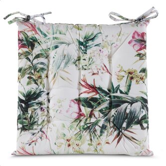 Zahradní prošívaný podsedák na židli LAS PALMAS 40x40 cm Mybesthome