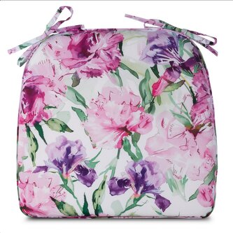 Zahradní podsedák na židli FLOWERS III. 40x38x4 cm Mybesthome