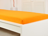 B.E.S. - Petrovice, s.r.o. Prostěradlo JERSEY dětské - Sytá oranžová Rozměr: 70 x 140
