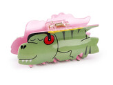 Skřipec do vlasů zvířátka - 1 ks - 6 zelená past.sv. krokodýl