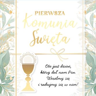 Karnet Primus Komunia