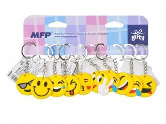 Klíčenka - smajlíci mix 10ks