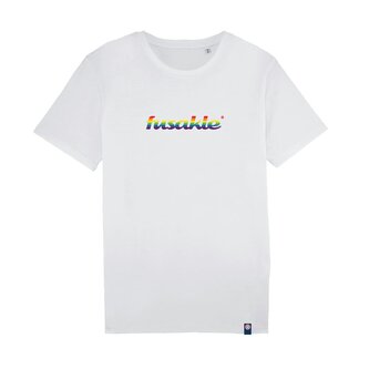 Tričko Duhový červenec bílé Bílé L