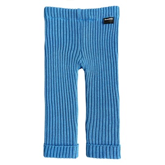Dětské pletené legíny Fusakle MERINO modré Modré 74/80