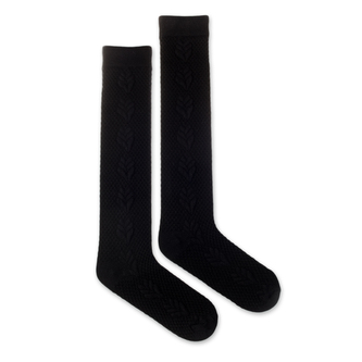 Vlněné podkolenky Vlnáč Pletenec černé Černé M (39-42)
