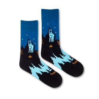 Ponožky Vlk tatranský Modré S (35-38)