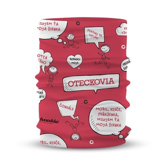 Šátek Fusakle Oteckovia červený Červené M/L