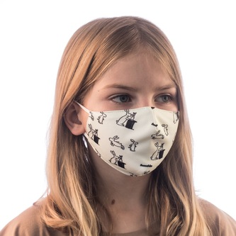 Rouška dětská Fusakle Bob a Bobek Béžové