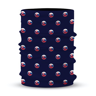 Šátek Fusakle Vlajka Puntíkáč SK Modré M/L