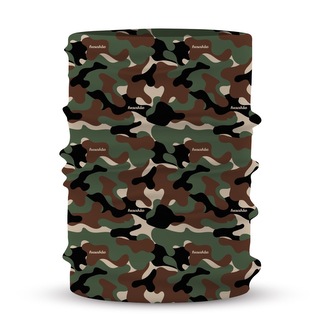 Šátek Fusakle Maskáč Hnědé M/L