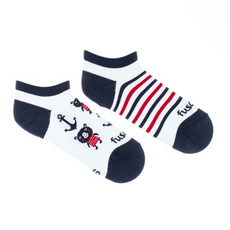 Kotníkové ponožky Méďa Bílé M (39-42)