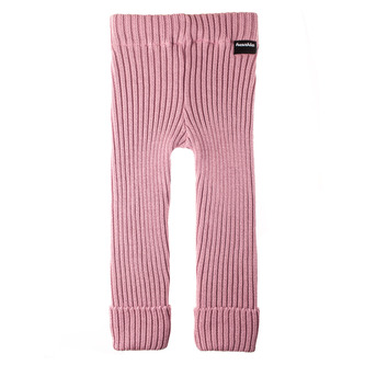 Dětské pletené legíny Fusakle MERINO růžové Růžové 98/104