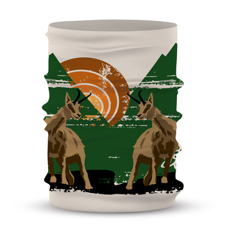 Šátek Fusakle Kamzík tatranský Bílé M/L