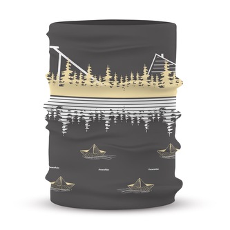 Šátek Fusakle Štrbské pleso Šedé S/M