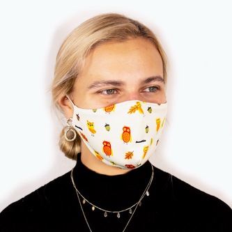 Rouška Fusakle Sova Bílé