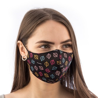 Rouška Fusakle Tmavý podzim Černé