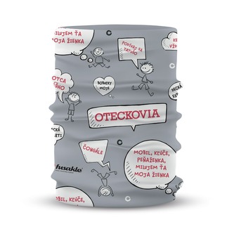 Šátek Fusakle Oteckovia šedý Šedé M/L