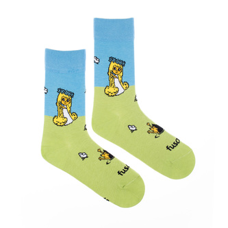 Ponožky Víla Amálka na louce Zelené M (39-42)