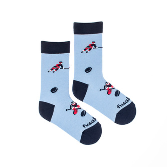 Dětské ponožky Hokej Modré S (23-26)