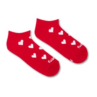 Kotníkové ponožky Láska Červené S (35-38)