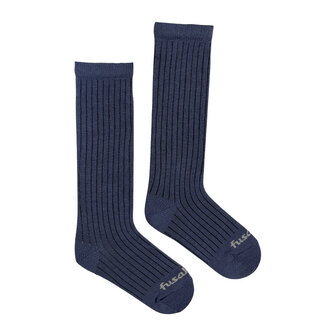 Dětské podkolenky Rebro modré Modré S (23-26)