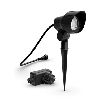 Venkovní zapichovací Low Voltage LED bodové svítidlo 24W 600lm 2700K 5m IP44 nestmívatelné, černé Venkovní zapichovací Low Voltage LED bodové svítidlo 24W 600lm 2700K 5m IP44 nestmívatelné, černé