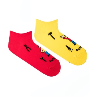 Kotníkové ponožky Pat a Mat SK Žluté S (35-38)