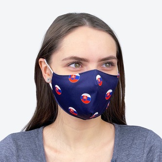 Rouška Fusakle Vlajka Puntíkač SK Modré