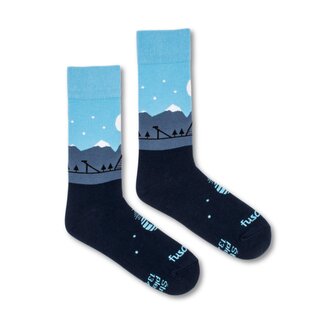 Ponožky Štrbské pleso Modré L (43-46)