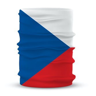 Šátek Fusakle Vlajka Standard CZ Bílé M/L