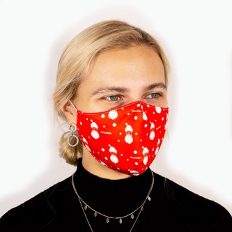 Rouška Fusakle Hipstamráz Červené