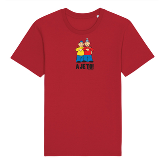 Tričko Pat a Mat - A je to! červene Červené M