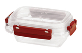 Dóza na potraviny FRESH SYSTEM 0,3 l obdélník transp/červená