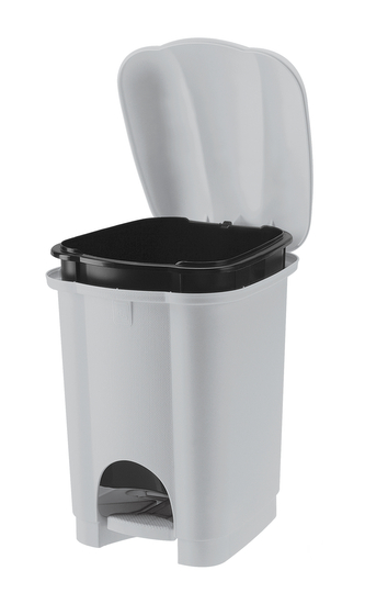 Odpadkový koš CAROLINA 16 l s vnitřní nádobou šedá