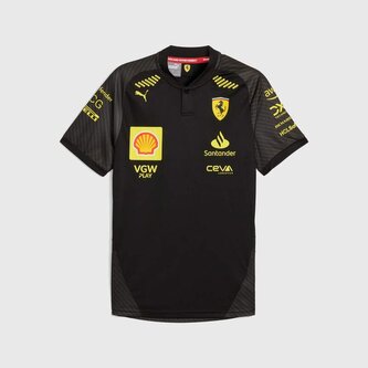 Týmové tričko Scuderia Ferrari F1 černé - SE Monza - XXL Týmové tričko Scuderia Ferrari F1 černé - SE Monza - XXL