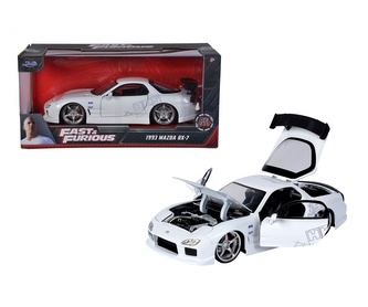 Model Rychle a Zběsile Mazda RX-7 White 1:24