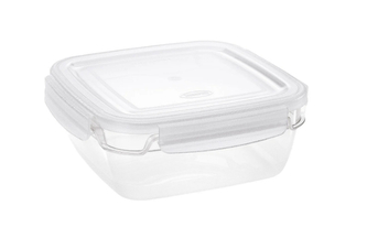 Dóza na potraviny čtverec FRESH LOCK 1,75L transparentní