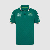 Týmová polokošile Aston Martin F1 Team zelená - S