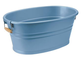 Vědro oválné NOSTALGIA 12 l modrá