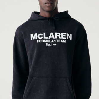Volnočasová mikina McLaren F1 NE wordmark černá - XXL