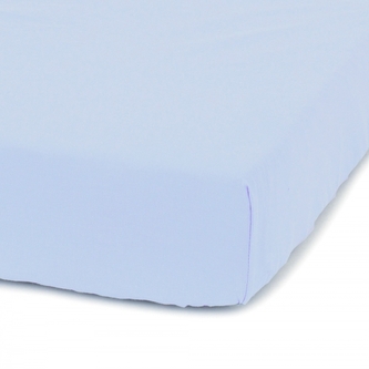 Jersey prostěradlo 60x120cm - sv. modré; 120x60