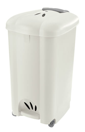 Odpadkový koš CAROLINA 50 l bílá