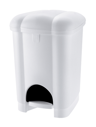 Odpadkový koš CAROLINA 16 l s vnitřní nádobou bílá