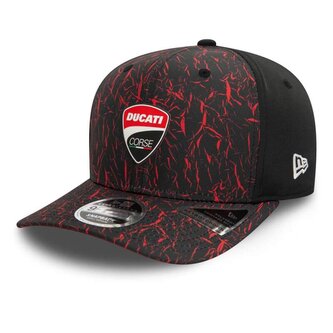 Ducati volnočasová kšiltovka 9fifty AOP s logem