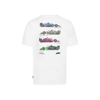 Fanouškovské tričko Formule 1 s motivem vozu F1 - XXL