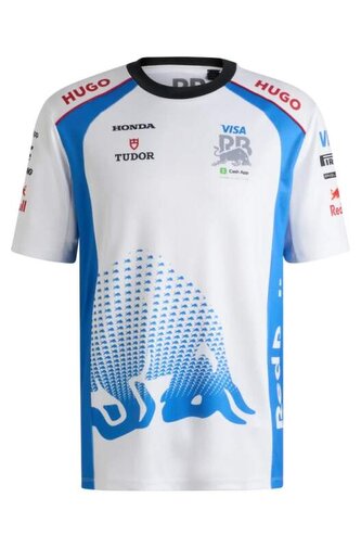 Týmové tričko Visa Cash APP RB s logy sponzorů - XL