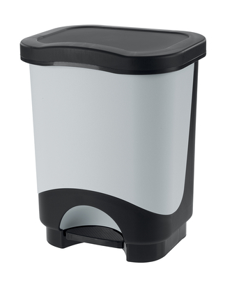 Koš pedálový IDEA 24L světle šedá