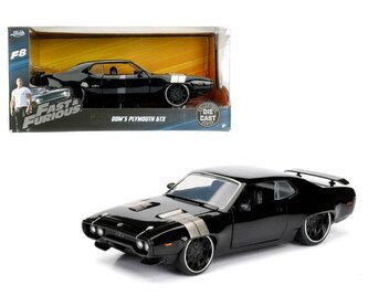Model Rychle a Zběsile 8 Plymouth GTX Dom's 1:24