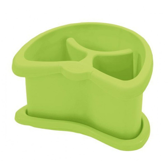 Odkapávač na příbory BRIO s tácem zelená