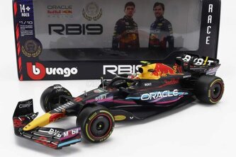 Model Red Bull F1 RB19 BBurago #11 Sergio Perez Miami GP 2023 1:18